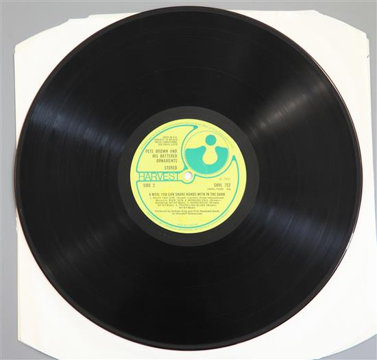 Pete Brown and His Battered Ornaments: A Meal You Can Shake Hands With In The Dark, SHVL 752 VG - VG+